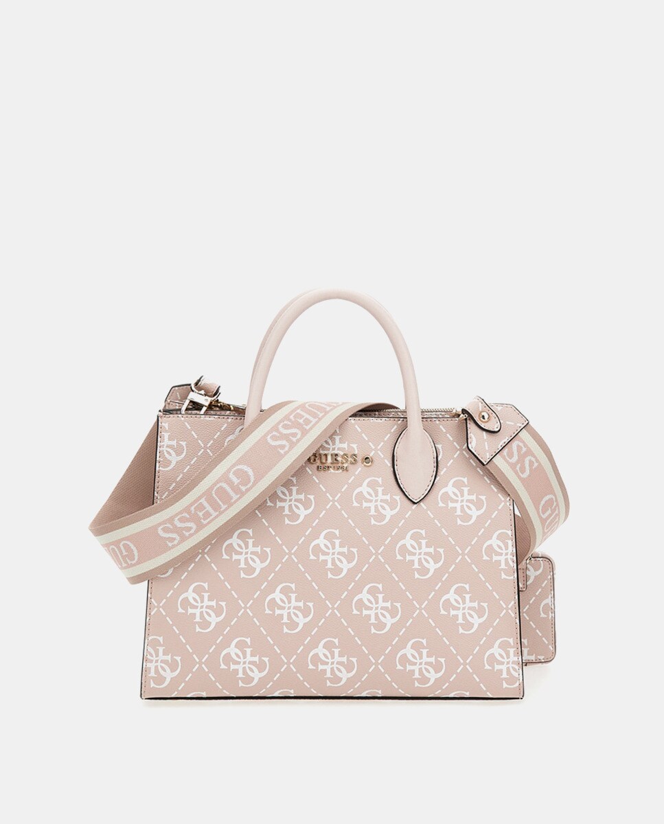 Sac à main Rea poudré à imprimé logos