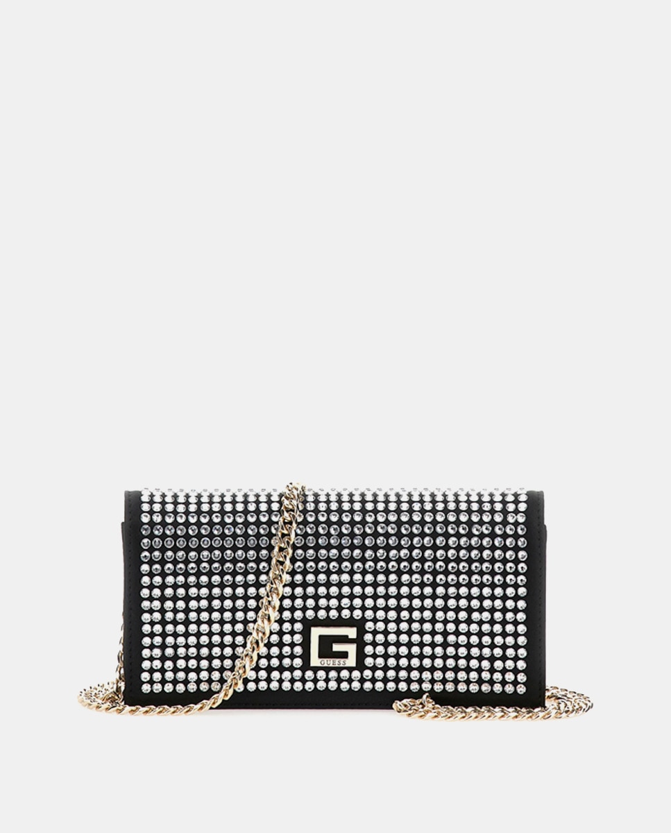 Sac à bandoulière de soirée Gilded avec pierres