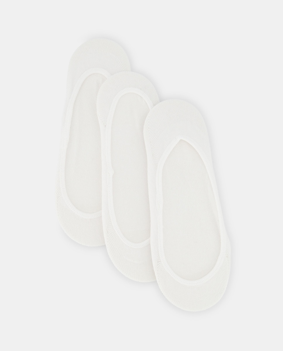 Lot de trois paires de protègepieds unis