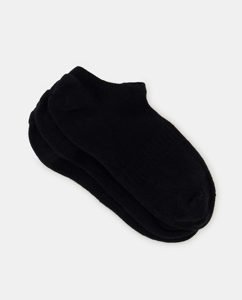 Lot de trois paires de protègepieds unis