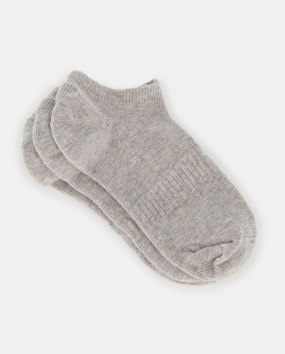 Lot de trois paires de protègepieds unis