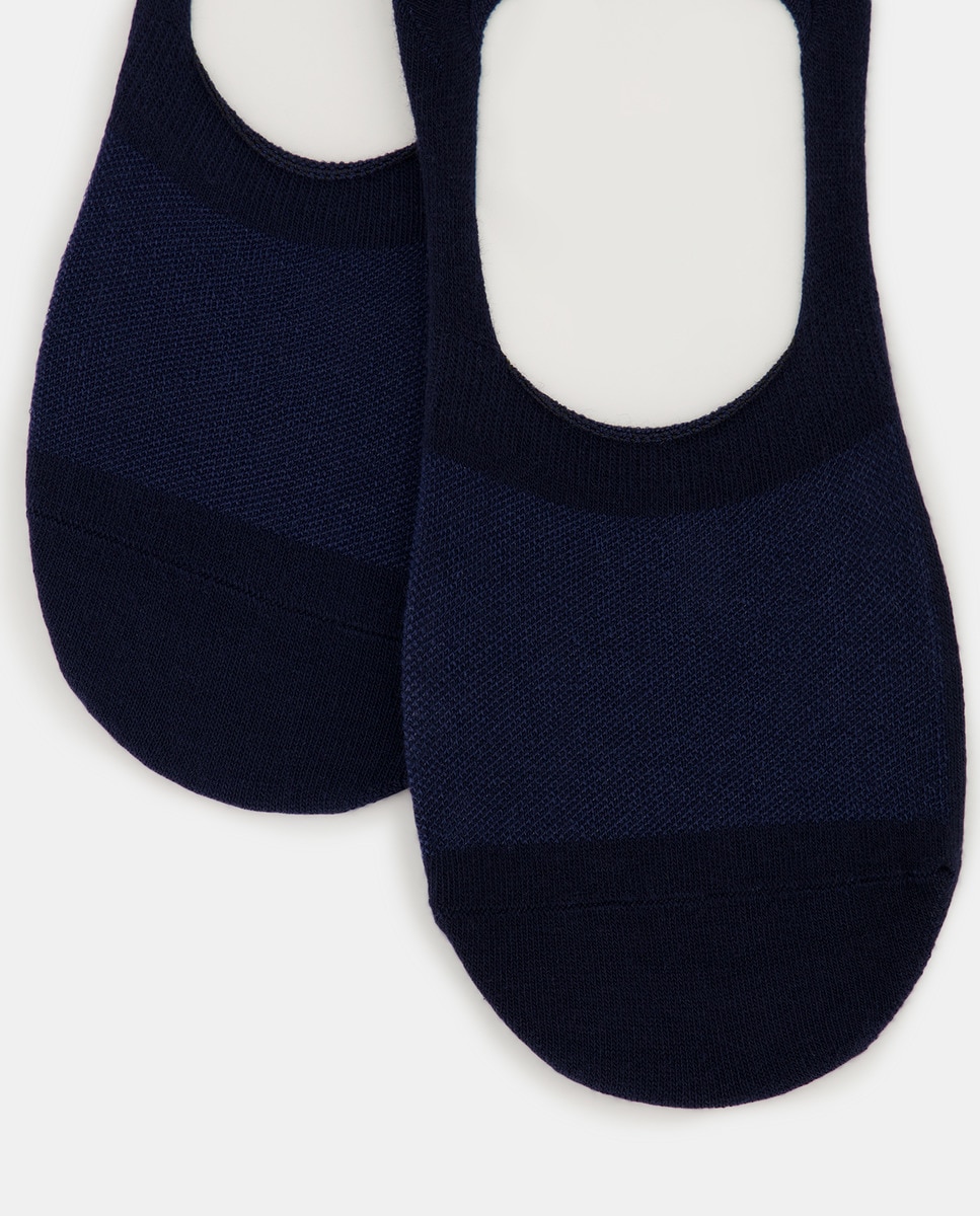 Pack dos calcetines invisibles hombre Azul-2