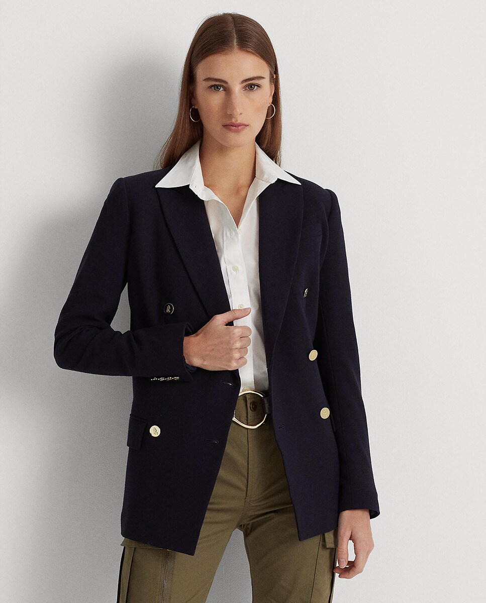 Blazer à boutons décoratifs