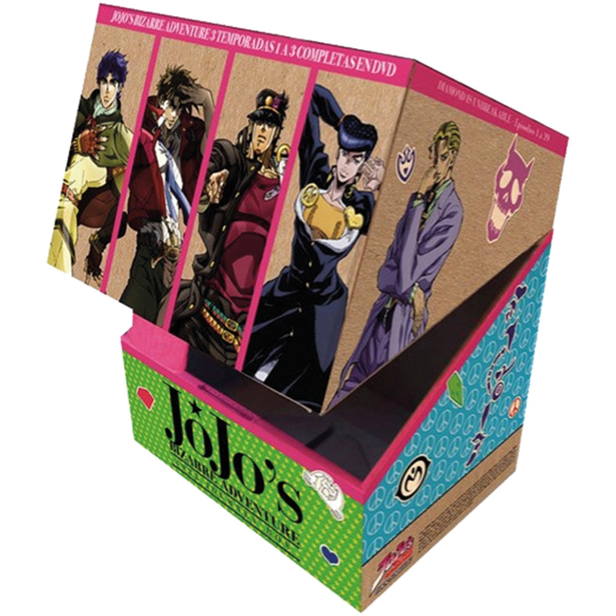 Jojo'S Bizarre Adventure. Temporadas 1 a 3 Completas. 113 Episodios En (DVD) 1