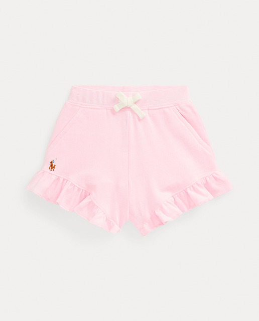 Imagen 0 de Short de bebé niña en rosa con volantes