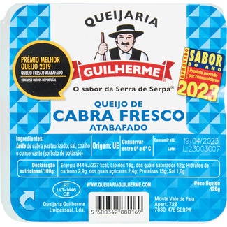 Queijo Fresco de Cabra Atabafado embalagem 120 g - Guilherme