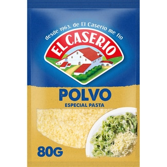 queso en polvo especial para pasta bolsa 80 g - El Caserio