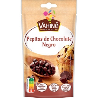 perlitas de chocolate negro 50% cacao bolsa 100 g - Vahine