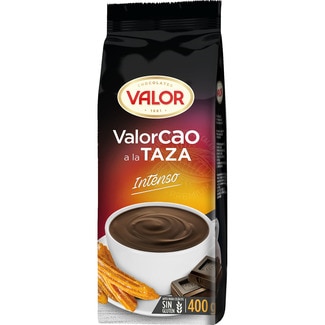 chocolate a la taza intenso sin gluten paquete 400 g - Valor