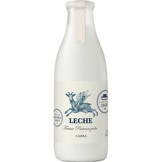 leche fresca de cabra entera pasteurizada botella 750 ml - Granja Noe