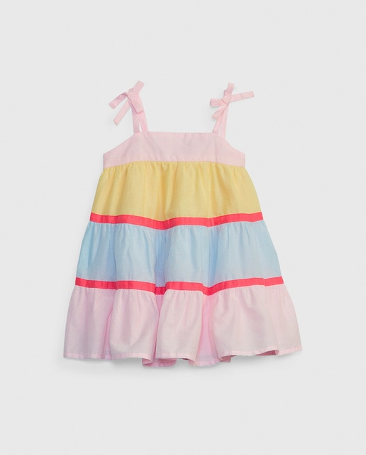 Imagen 0 de Vestido de bebé niña escalonado