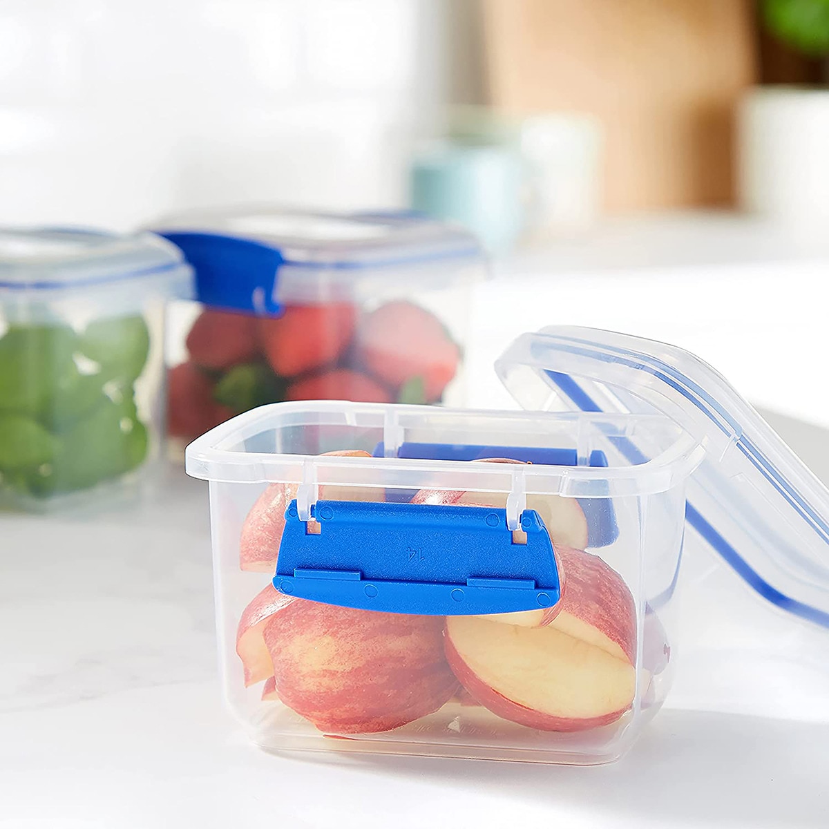 Set 6 herméticos KLIP IT + Sistema Azul-7