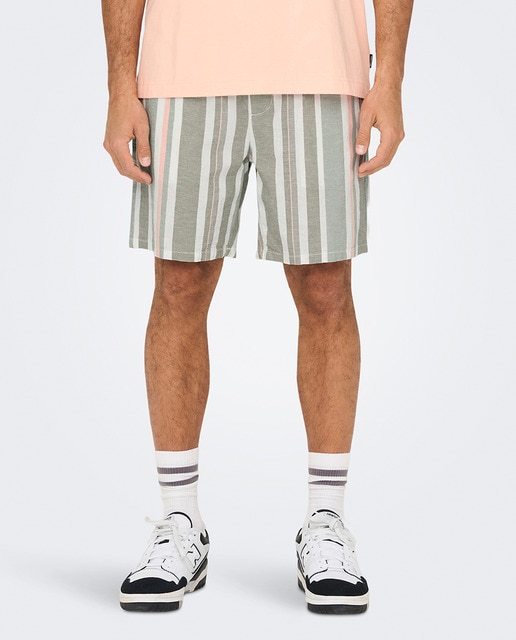 Imagen 0 de Pantalón bermuda de hombre de lino