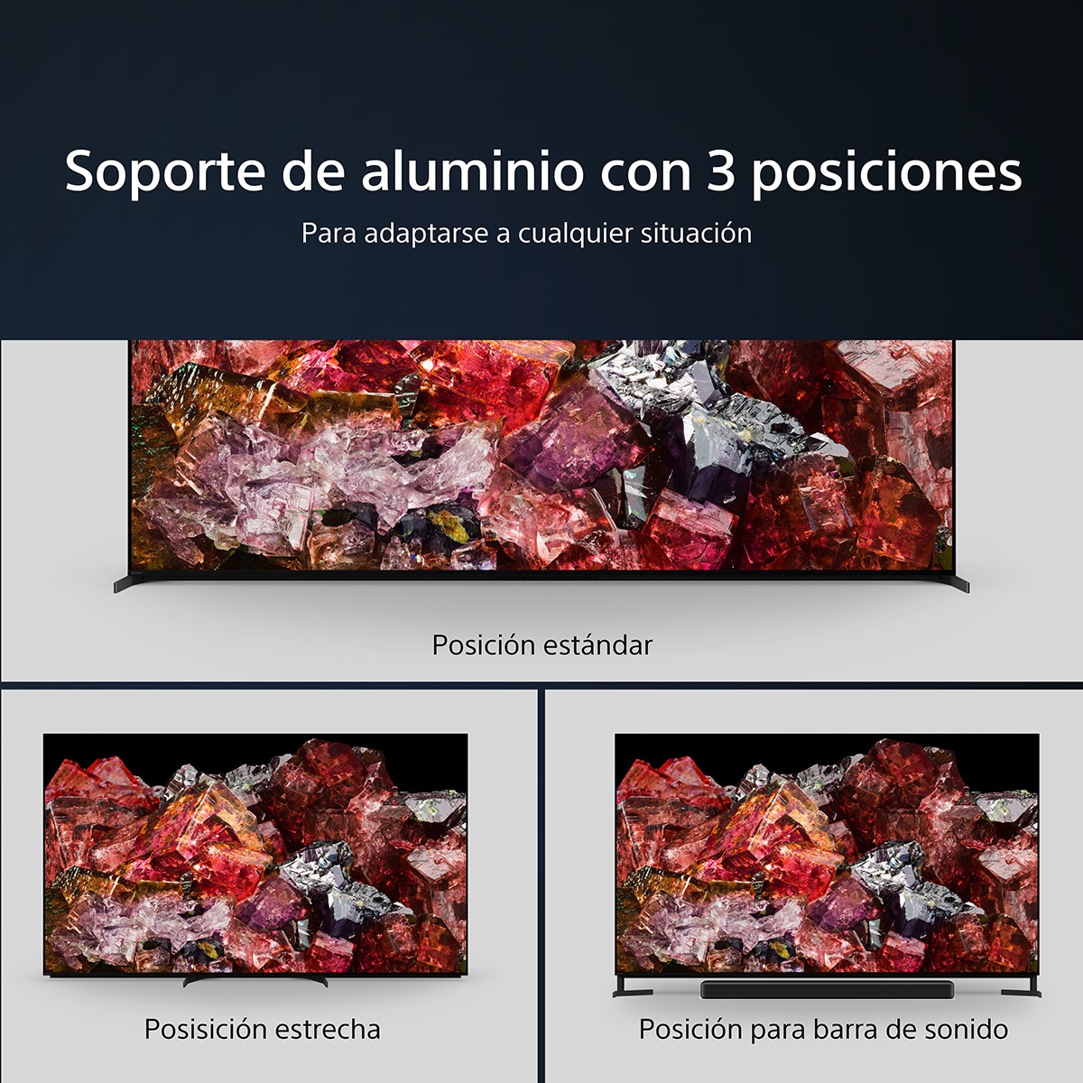 TV LED 215 cm (85") Sony BRAVIA XR-85X95L, Mini LED, 4K HDR, Google TV, Eco Pack, BRAVIA Core, Perfecto para PlayStation5, Marco de aluminio 11
