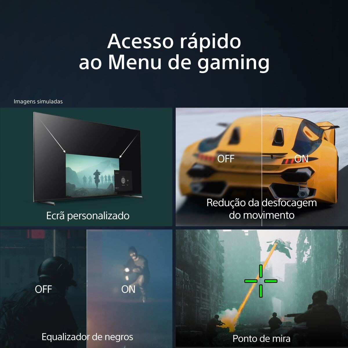 TV OLED 195 cm (77")  Sony XR-77A95L, QD-OLED, XR TRILUMINOS MAX, 4K Ultra HD, Google TV, Eco Pack, BRAVIA Core, Perfeito para PlayStation5 12