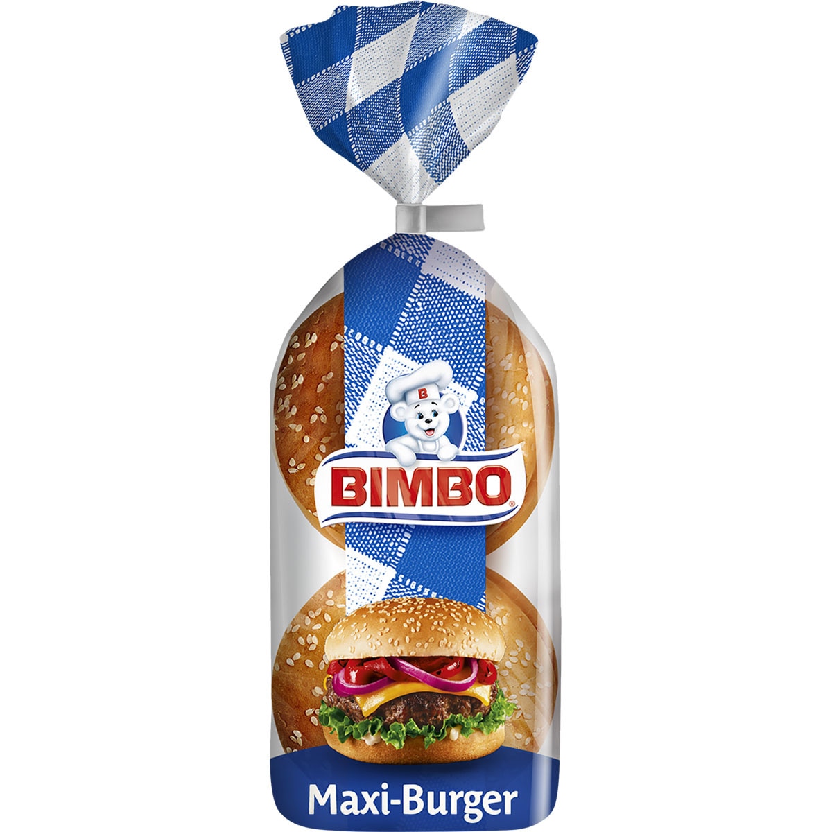 Maxi Burger pan de hamburguesas 4 unidades bolsa 300 g