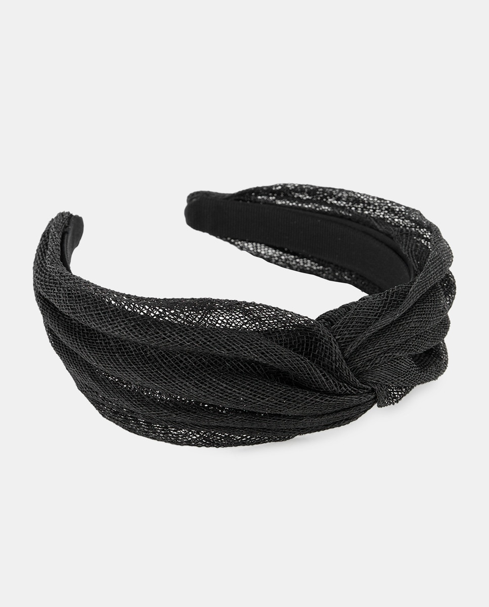 Serretête large en fibres naturelles