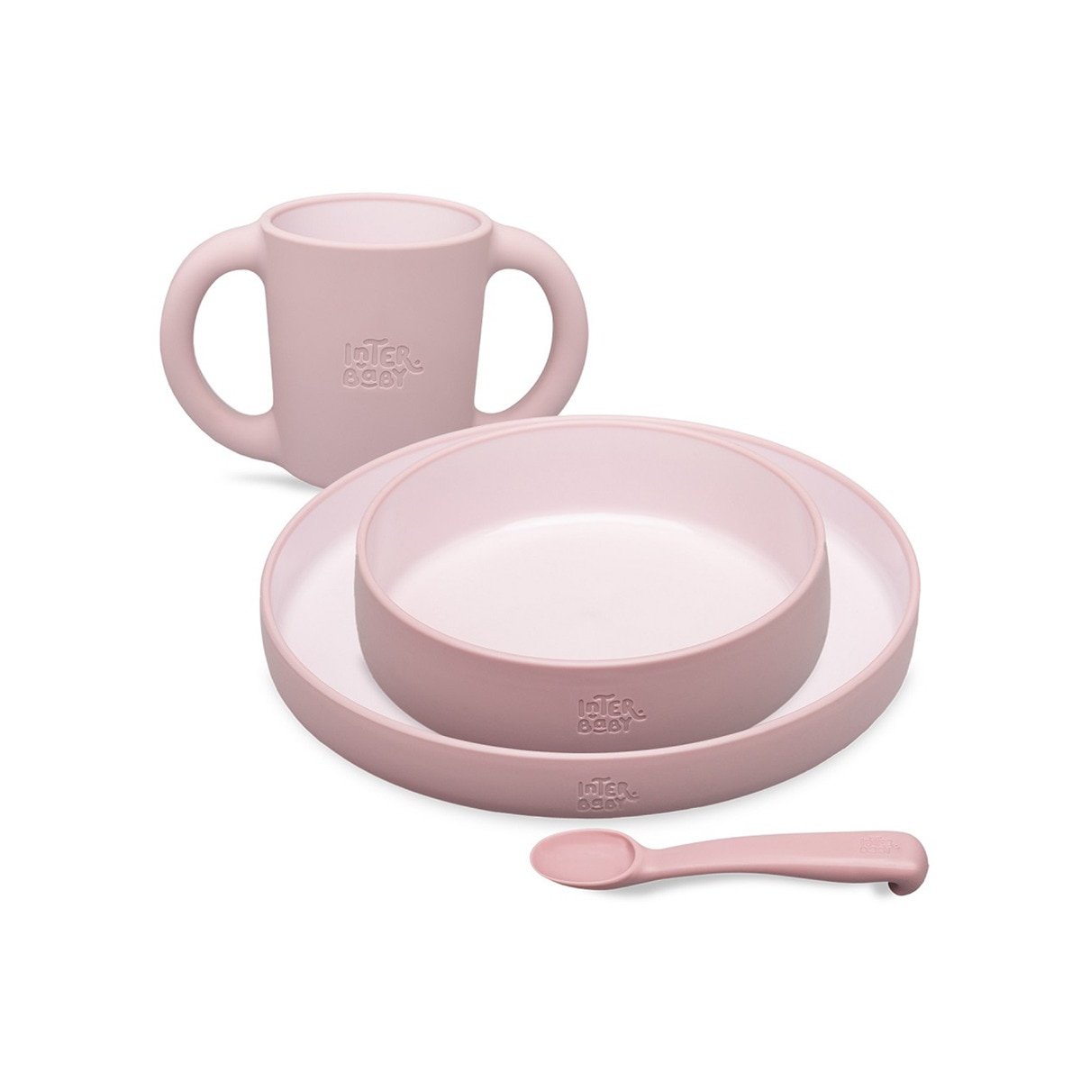 Vajilla de aprendizaje. Take it easy!  Rosa Maquillaje Interbaby Rosa-1