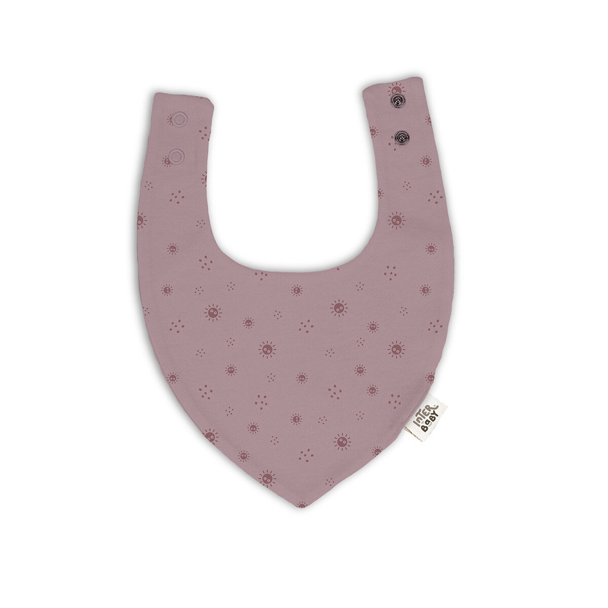 Pack 2 bandanas bambú Duende Empolvado Blanco/Rosa Interbaby Blanco-2
