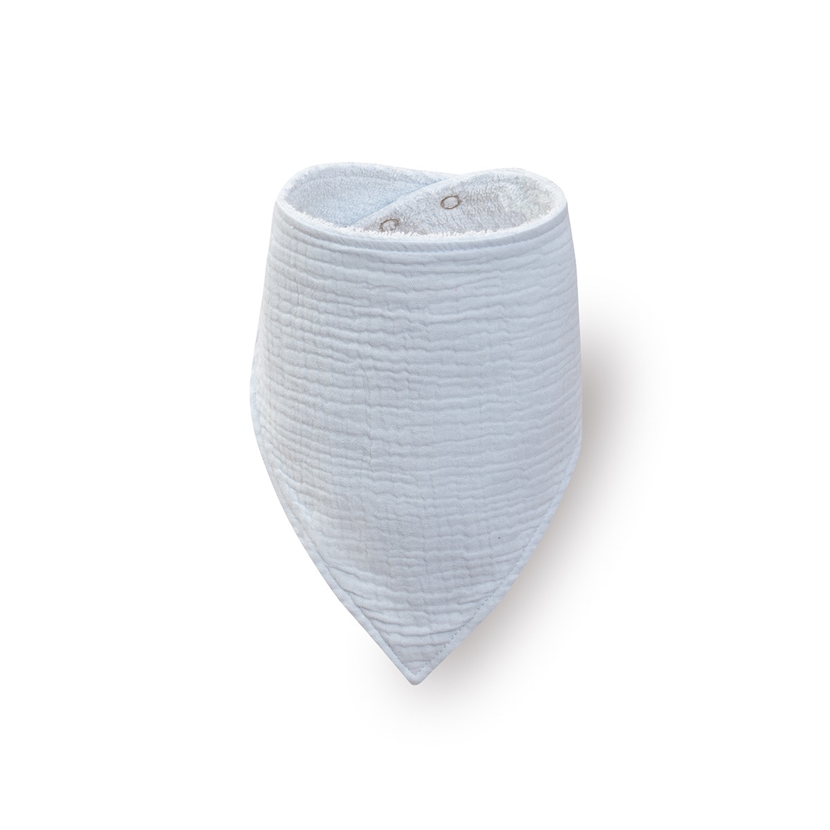 Set Dou Dou + bandana + mordedor Oso  Azul Grisáceo Interbaby Azul-2