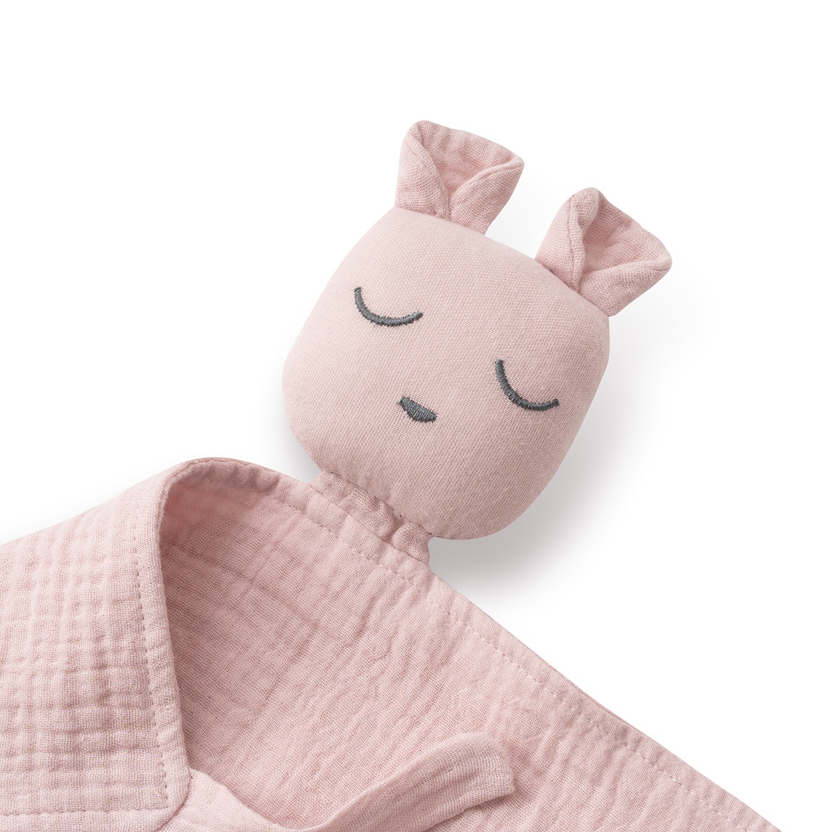Dou dou Osito en muselina de bambu? Rosa Maquillaje Interbaby Rosa-3