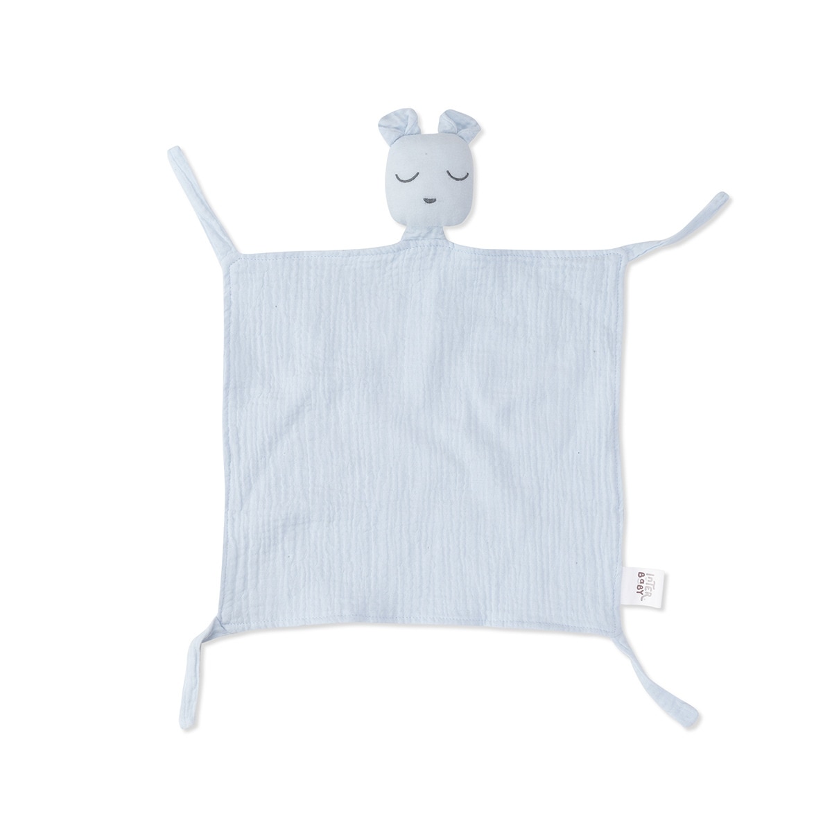 Imagen 0 de Dou dou Osito en muselina de bambu? Azul Grisáceo Interbaby