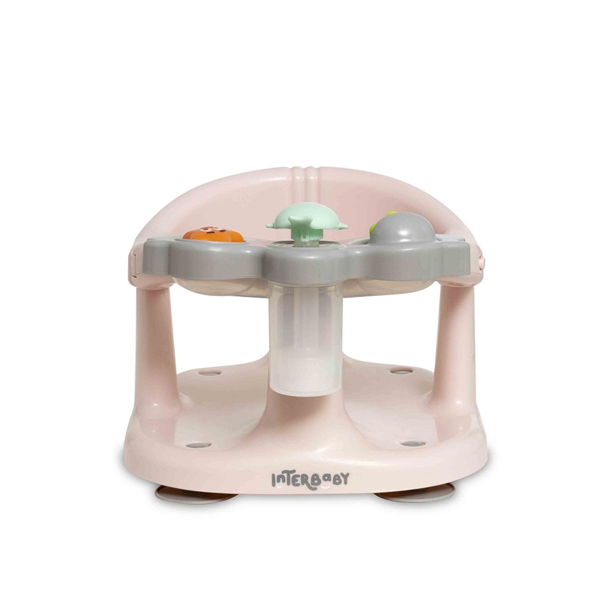 Asiento de baño con ventosas Rosa Interbaby Rosa-2