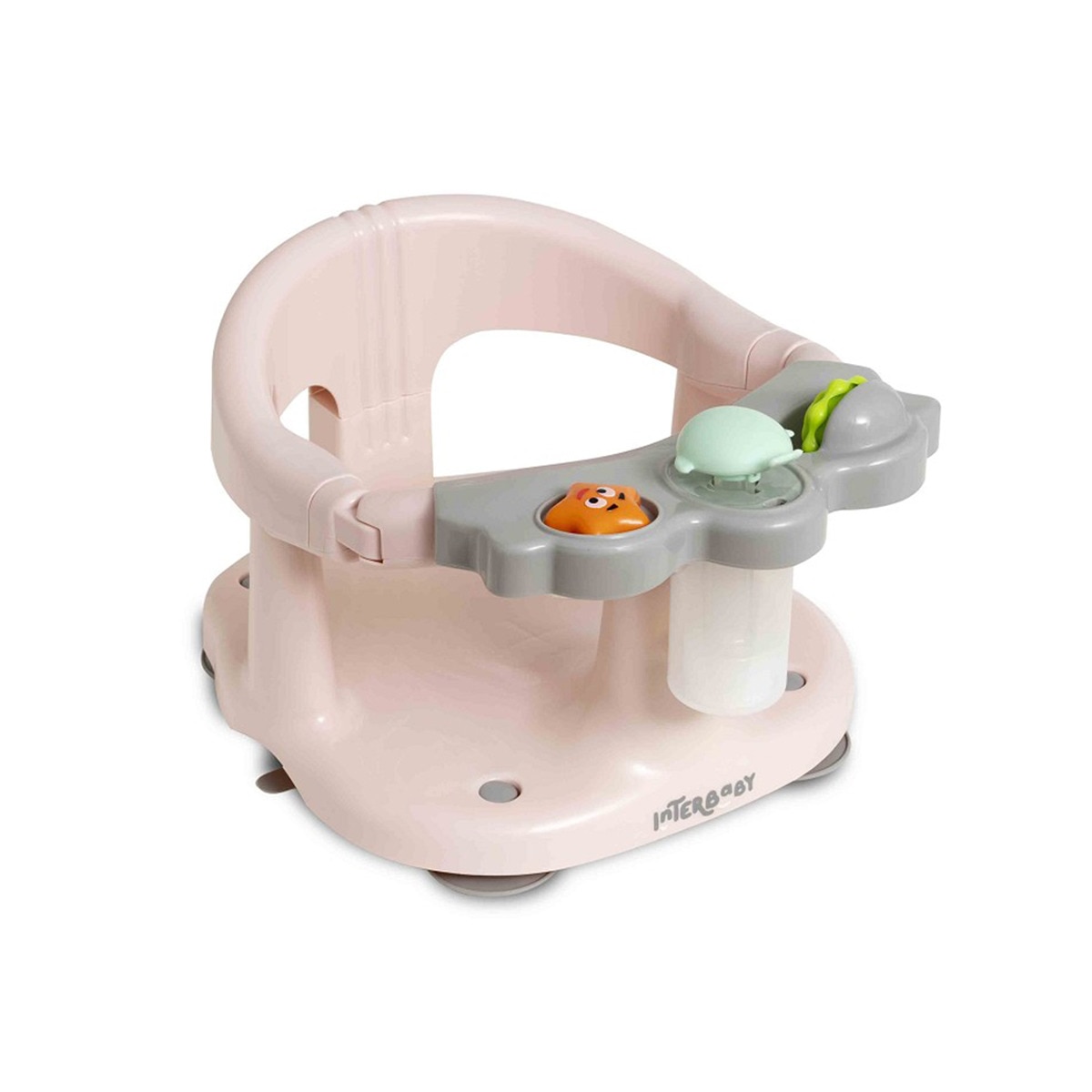 Imagen 0 de Asiento de baño con ventosas Rosa Interbaby