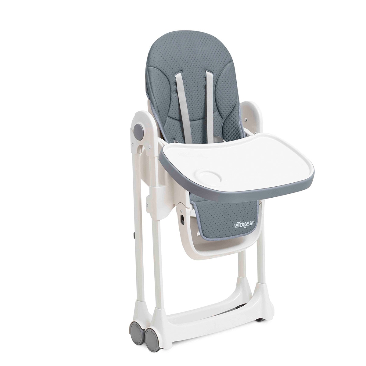 Trona plegable. Comfort Eat! Gris Interbaby Gris-2