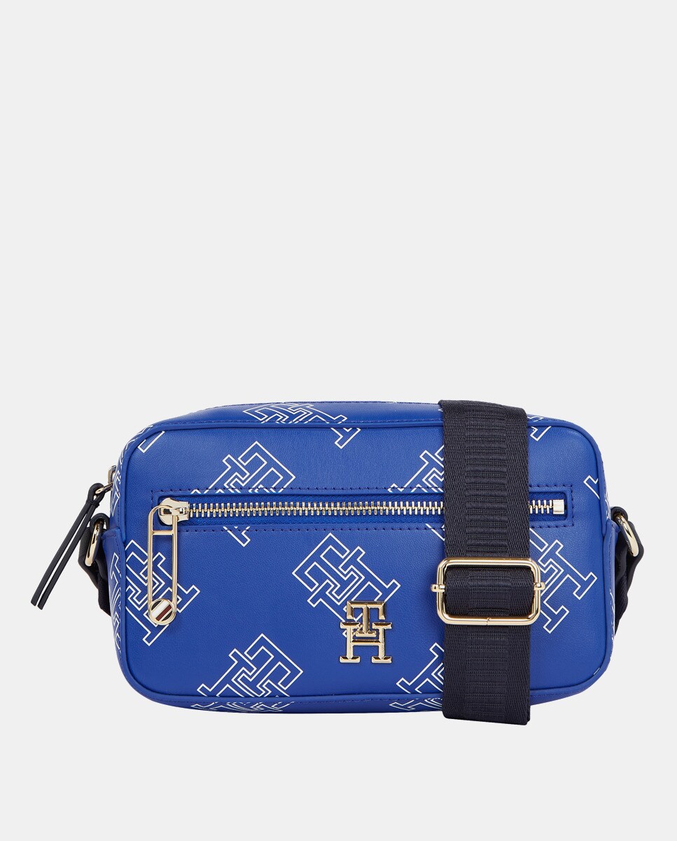 Petit sac à bandoulière à imprimé logo et poche extérieure