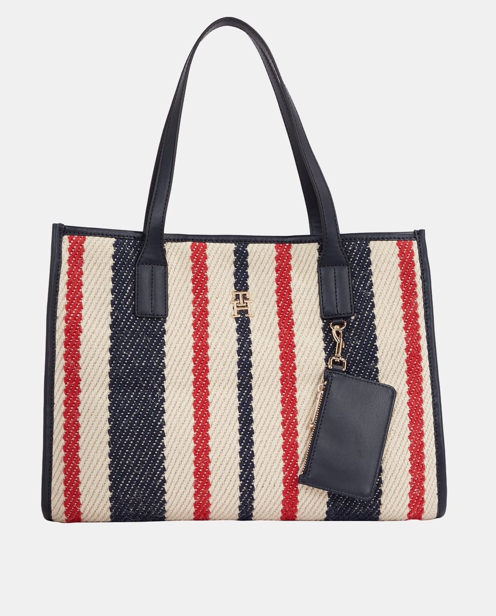 Grand sac tote en crochet avec portemonnaie amovible