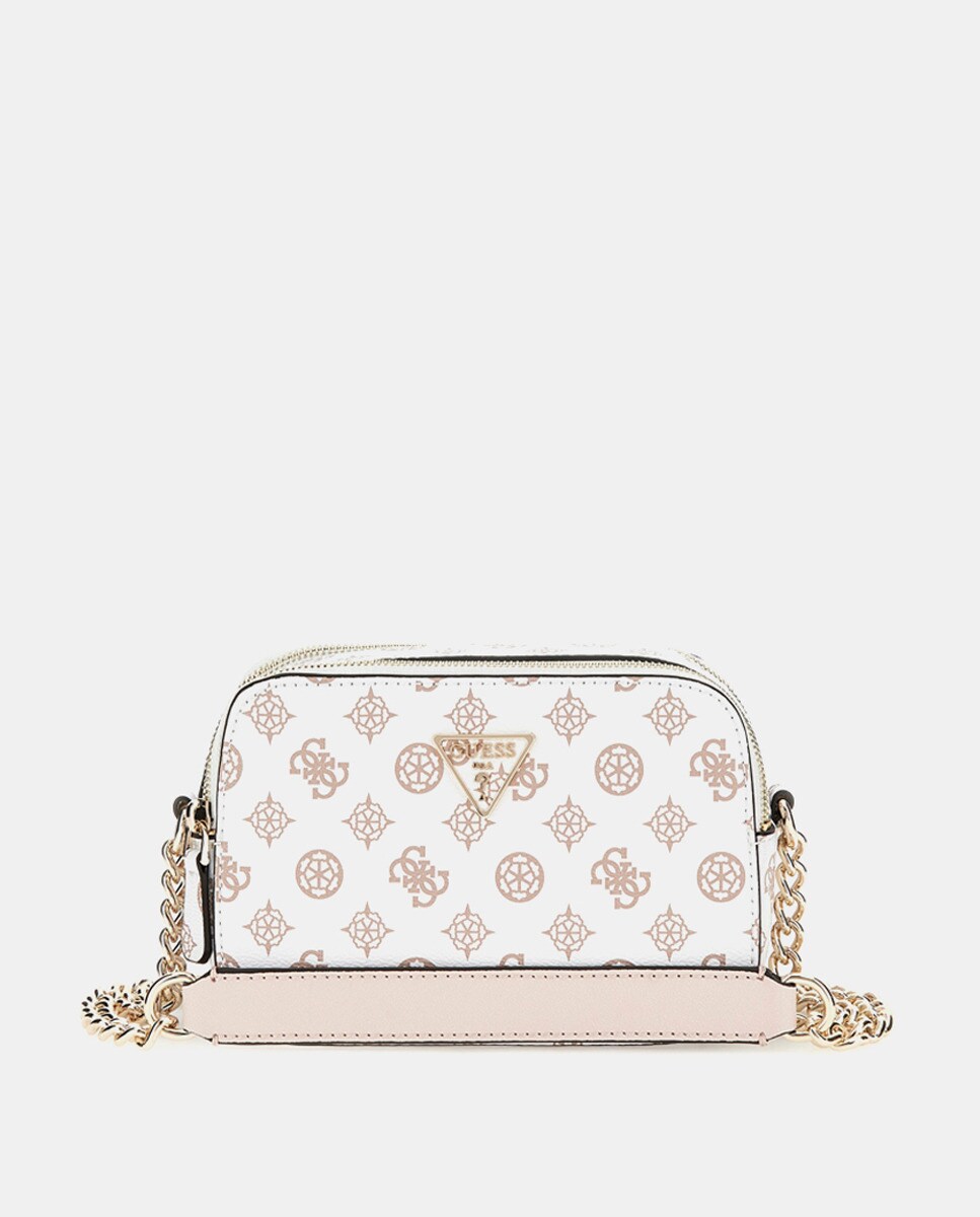 Petit sac à bandoulière Noelle à imprimé logos