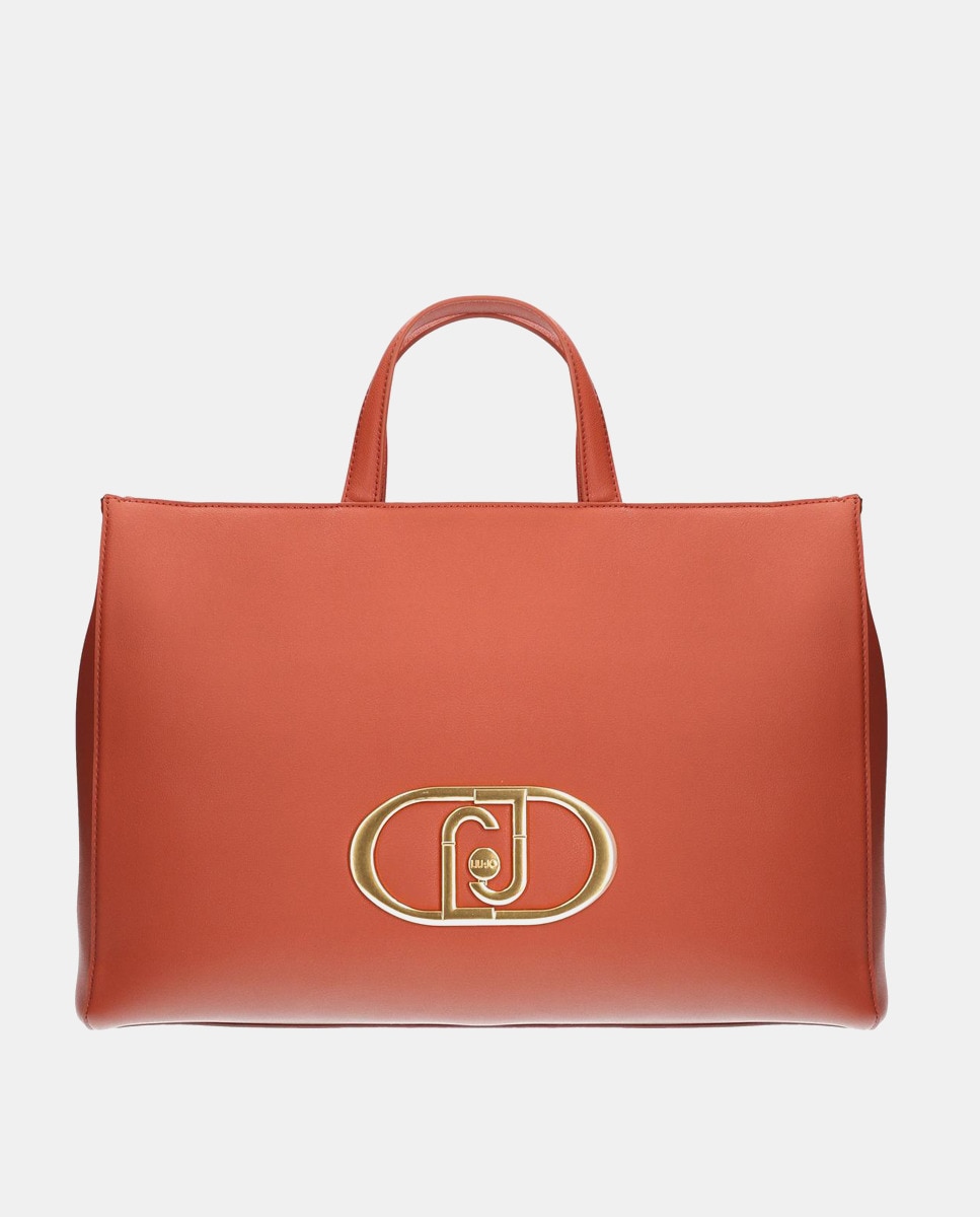 Grand sac tote zippé avec anse courte