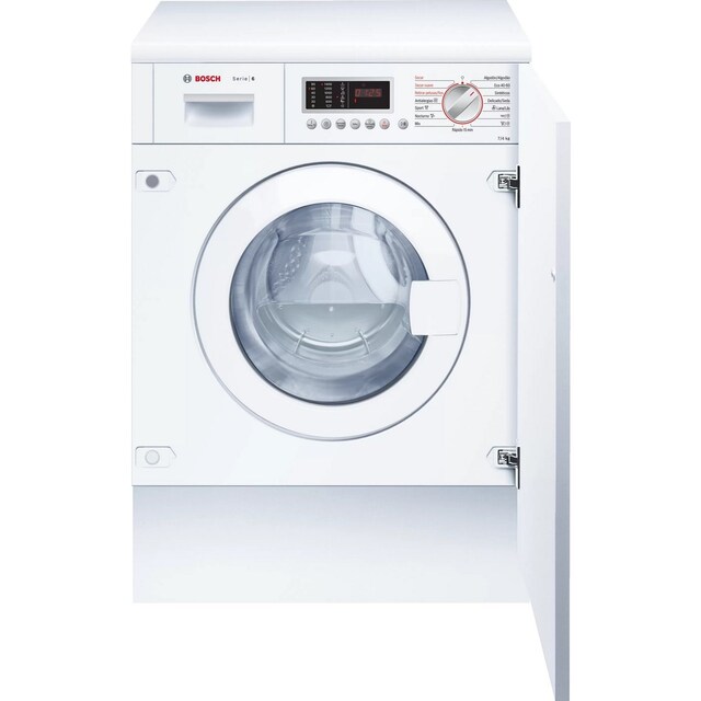 Imagem 0 de Máquina de Lavar e Secar Roupa Encastrável Bosch WKD28543ES AutoDry Carga Frontal de 7/4 Kg e 1355 rpm - Branco