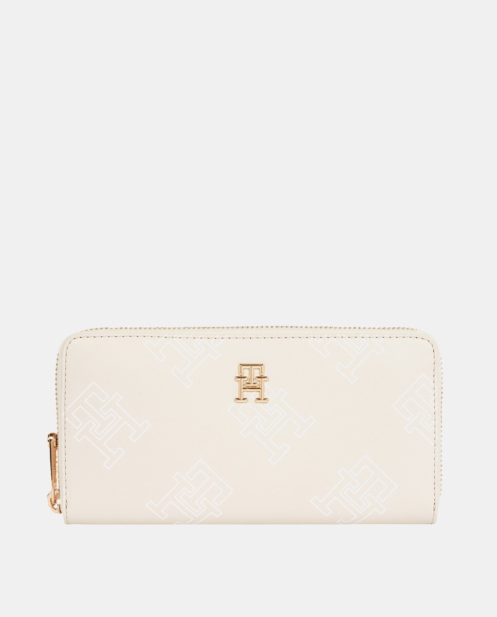 Grande pochette avec logo TH all over