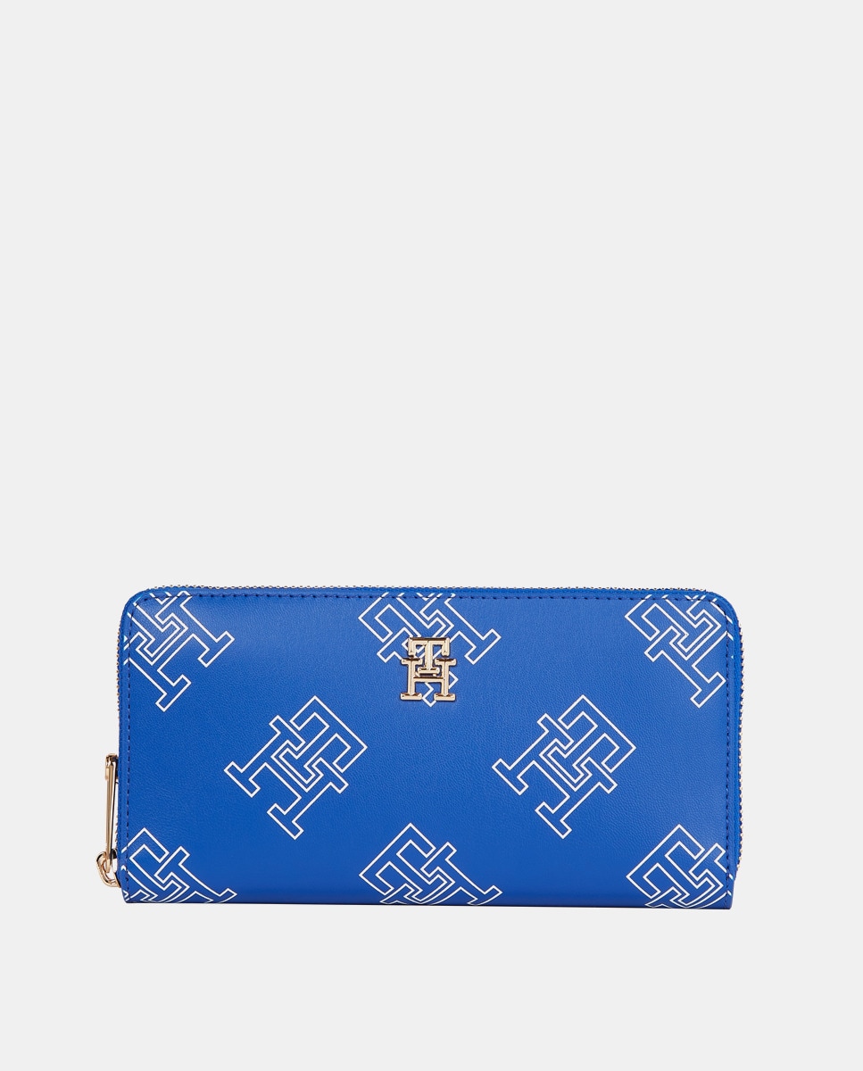 Grande pochette avec logo TH all over