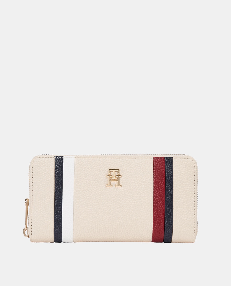 Grande pochette aux de la marque avec logo