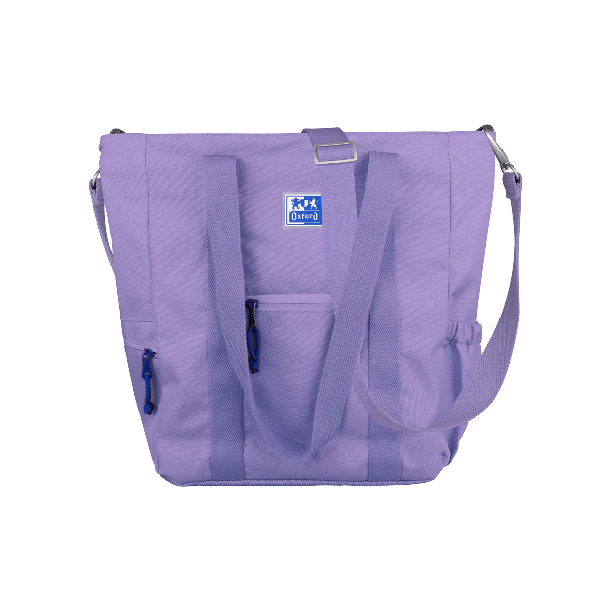 Mala Tipo Tote de 10 Compartimentos com Alça de Tiracolo Ajustável e Amovível, Fabricada com Plástico Reciclado B-Trendy - Lavanda Lavanda-2