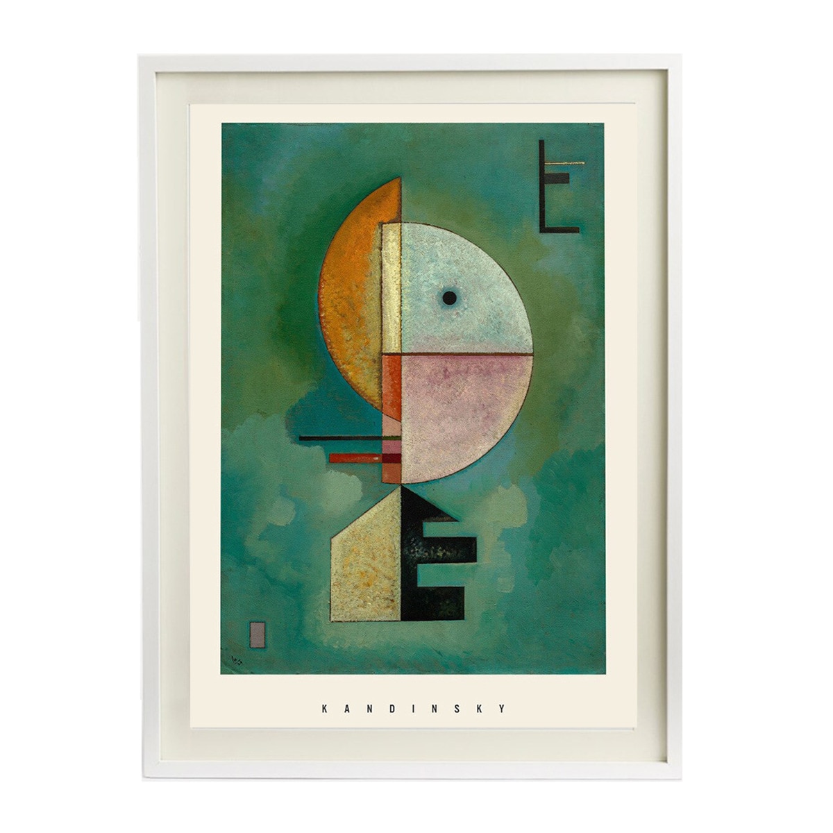 Impressão LAM Upward Kandinsky PSTR Studio + Moldura Thor 1