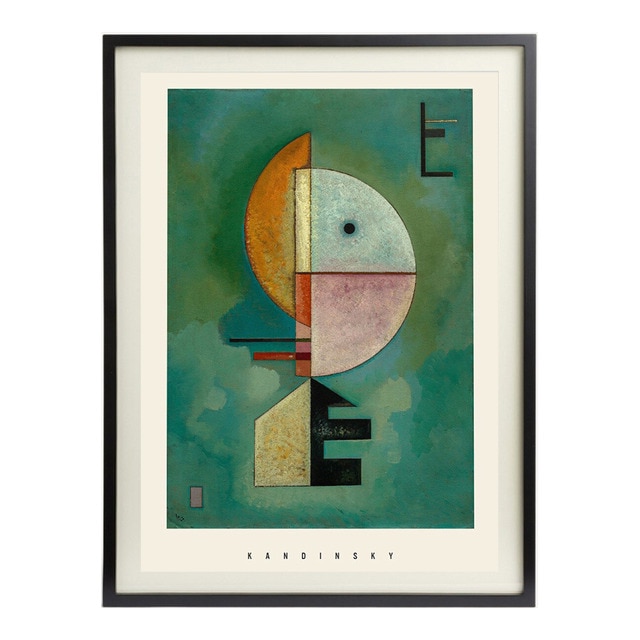 Imagem 0 de Impressão LAM Upward Kandinsky PSTR Studio + Moldura Thor