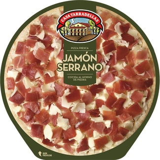 pizza de jamón serrano envase 390 g - Casa Tarradellas