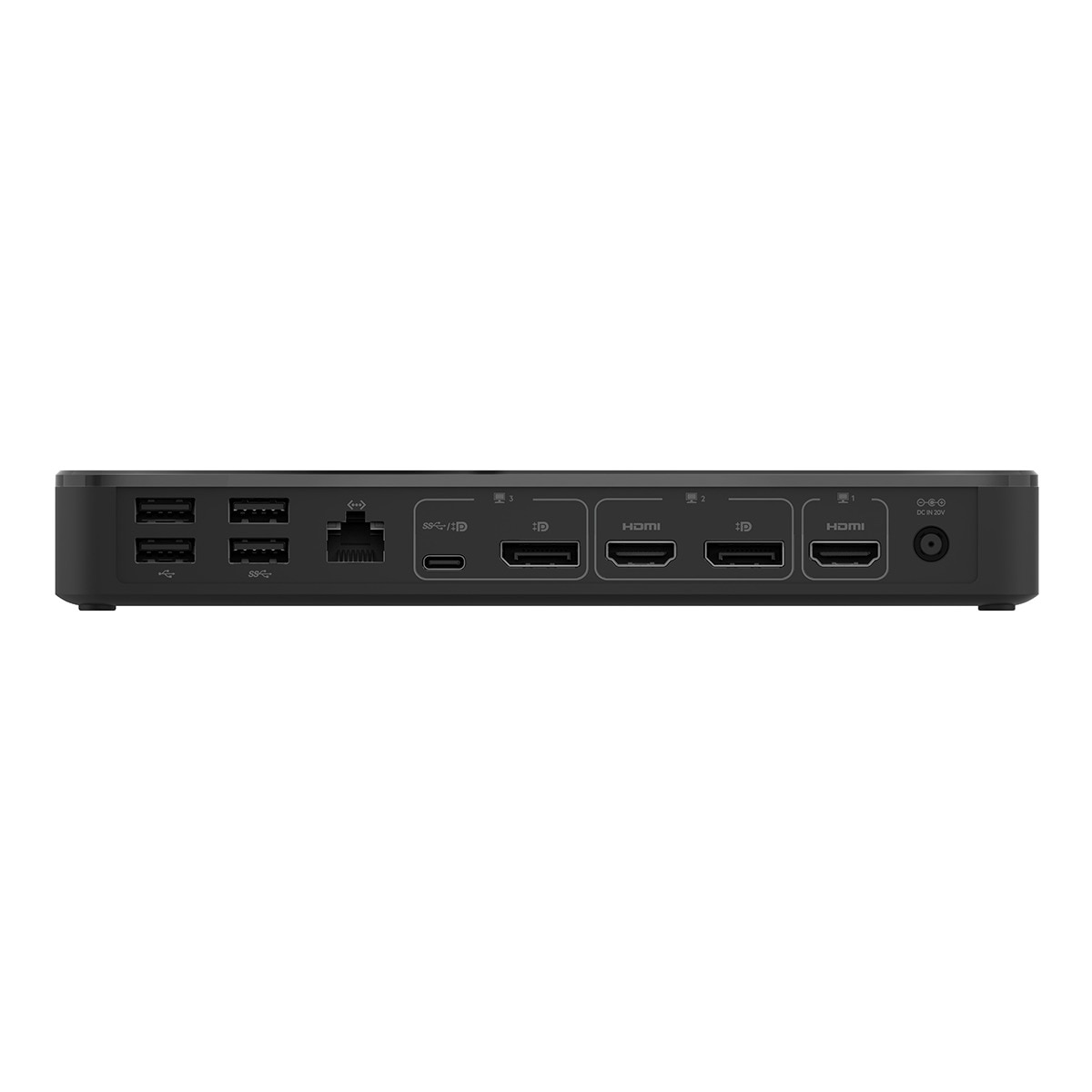 Base Dock Belkin INC003vfBK, 14 puertos, USB-C de 65 W (con la certificación Works With Chromebook) Negro-3
