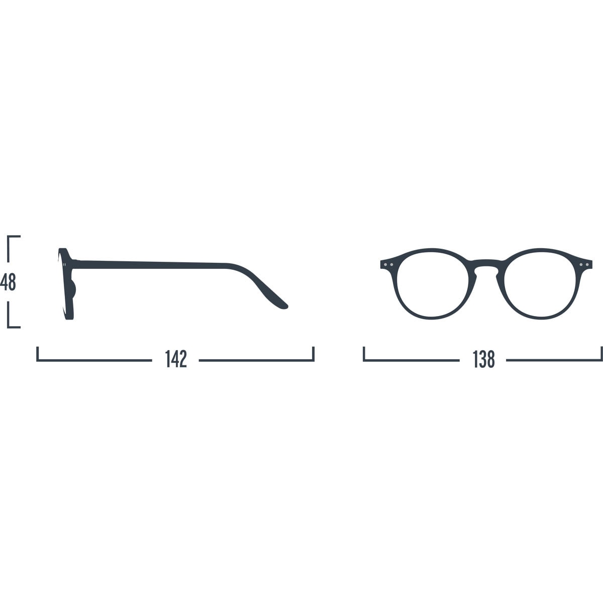 Óculos de Leitura # D de Forma Pantos - Vermelho 5