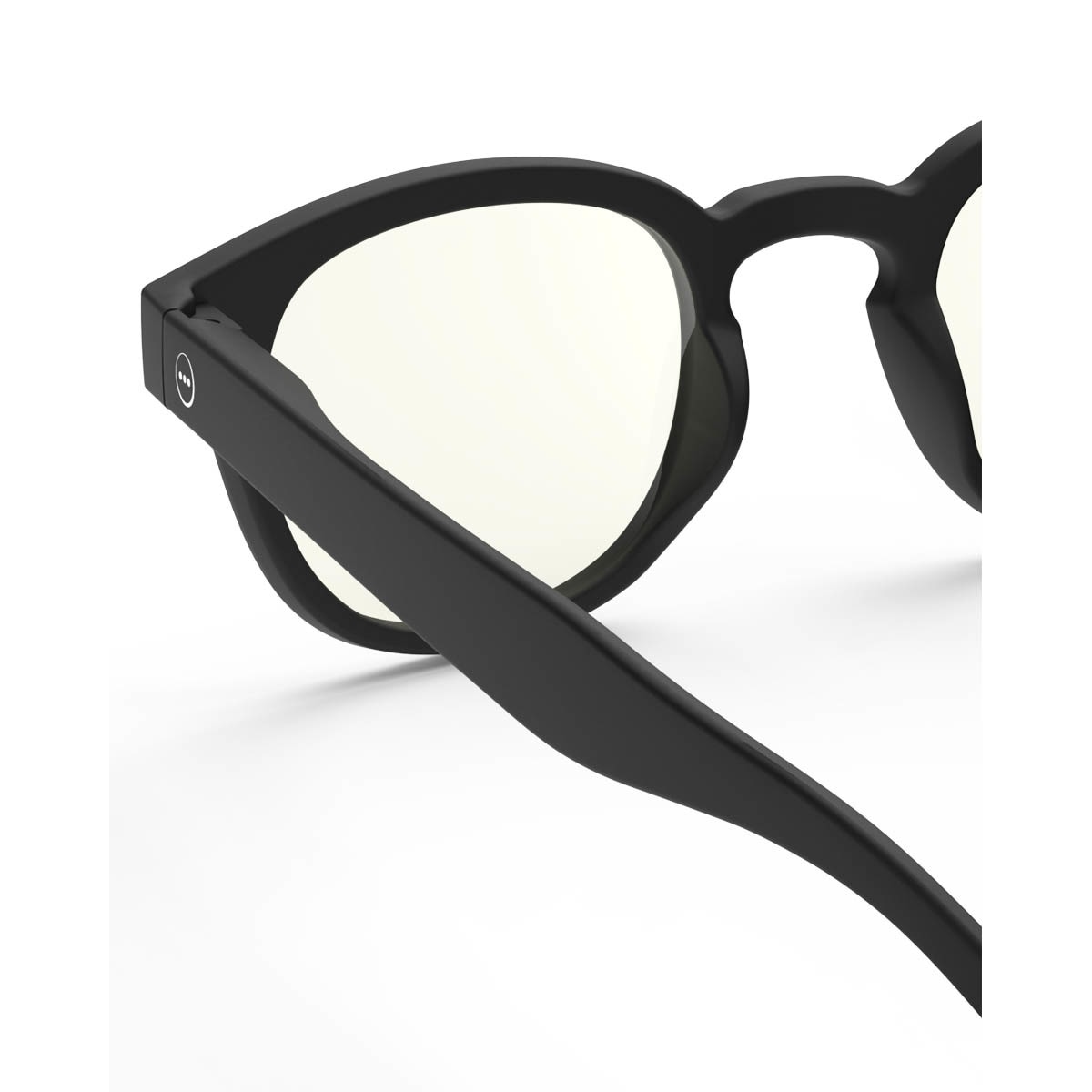 Óculos de Luz # C em Forma Quadrada - Azul Preto 5