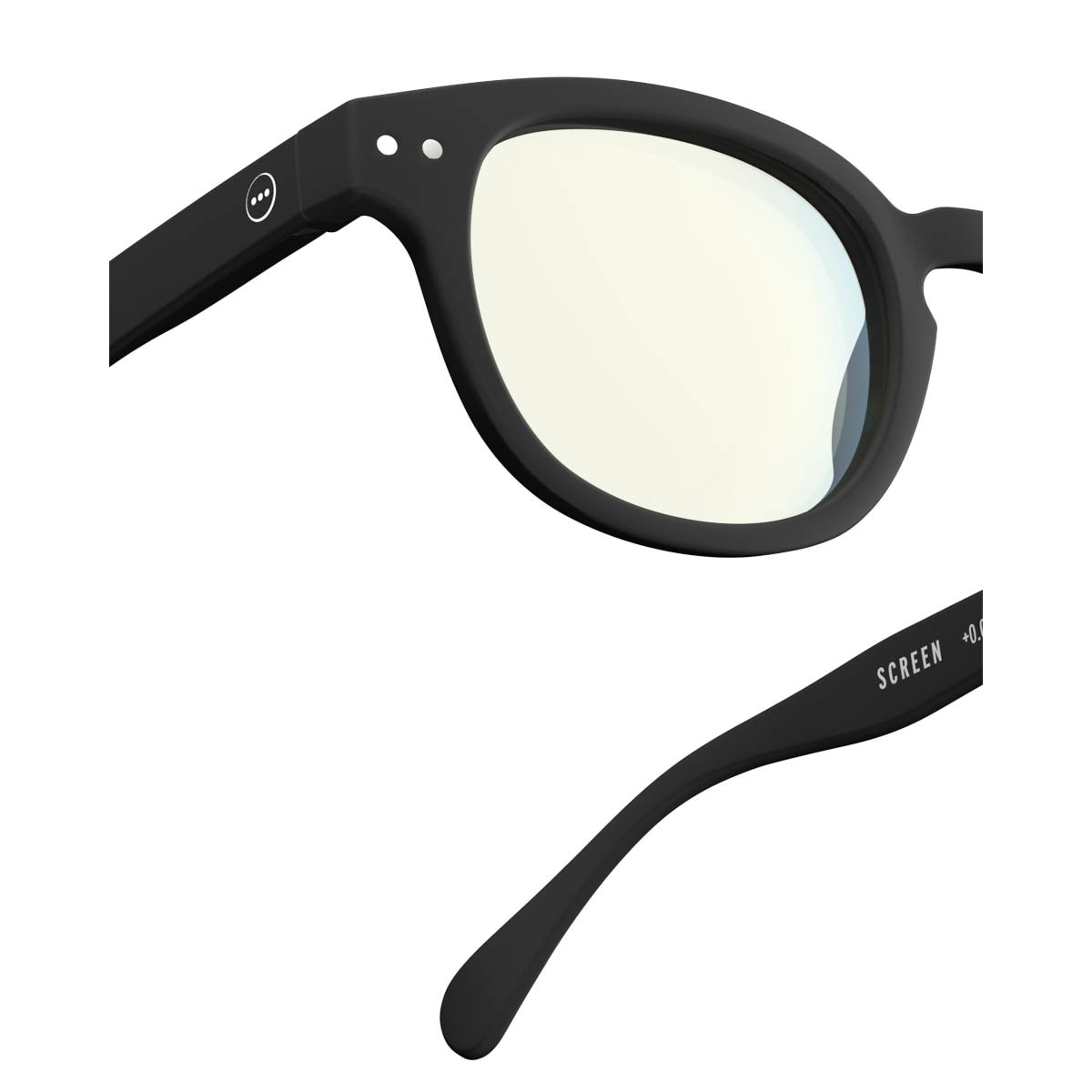 Óculos de Luz # C em Forma Quadrada - Azul Preto 4