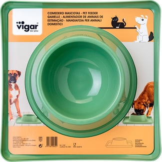 Comedouro com Base Verde embalagem 1 unidade - Vigar