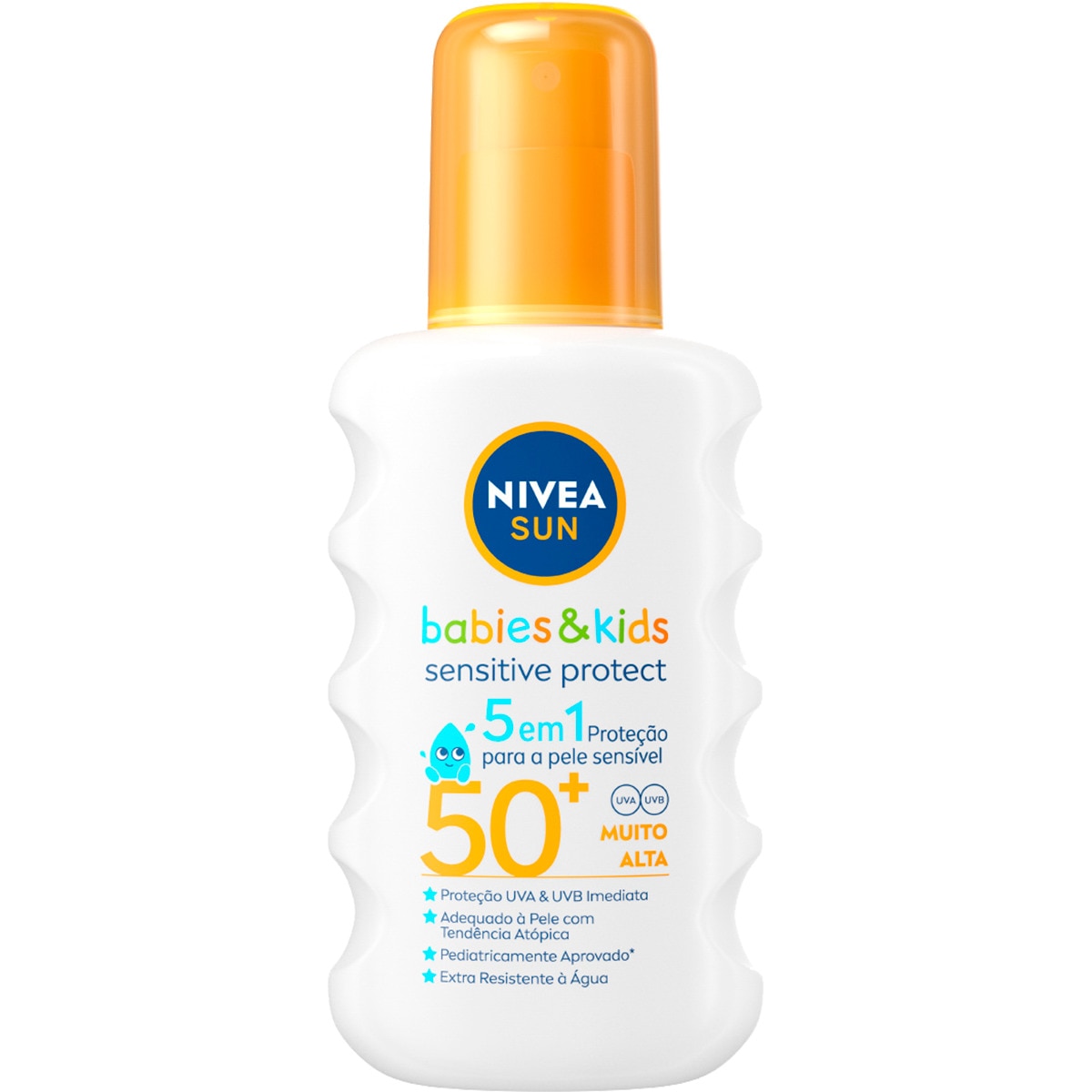 Protetor Solar Infantil FP 50 + Sensitive Protect Babies & Kids embalagem 200 ml