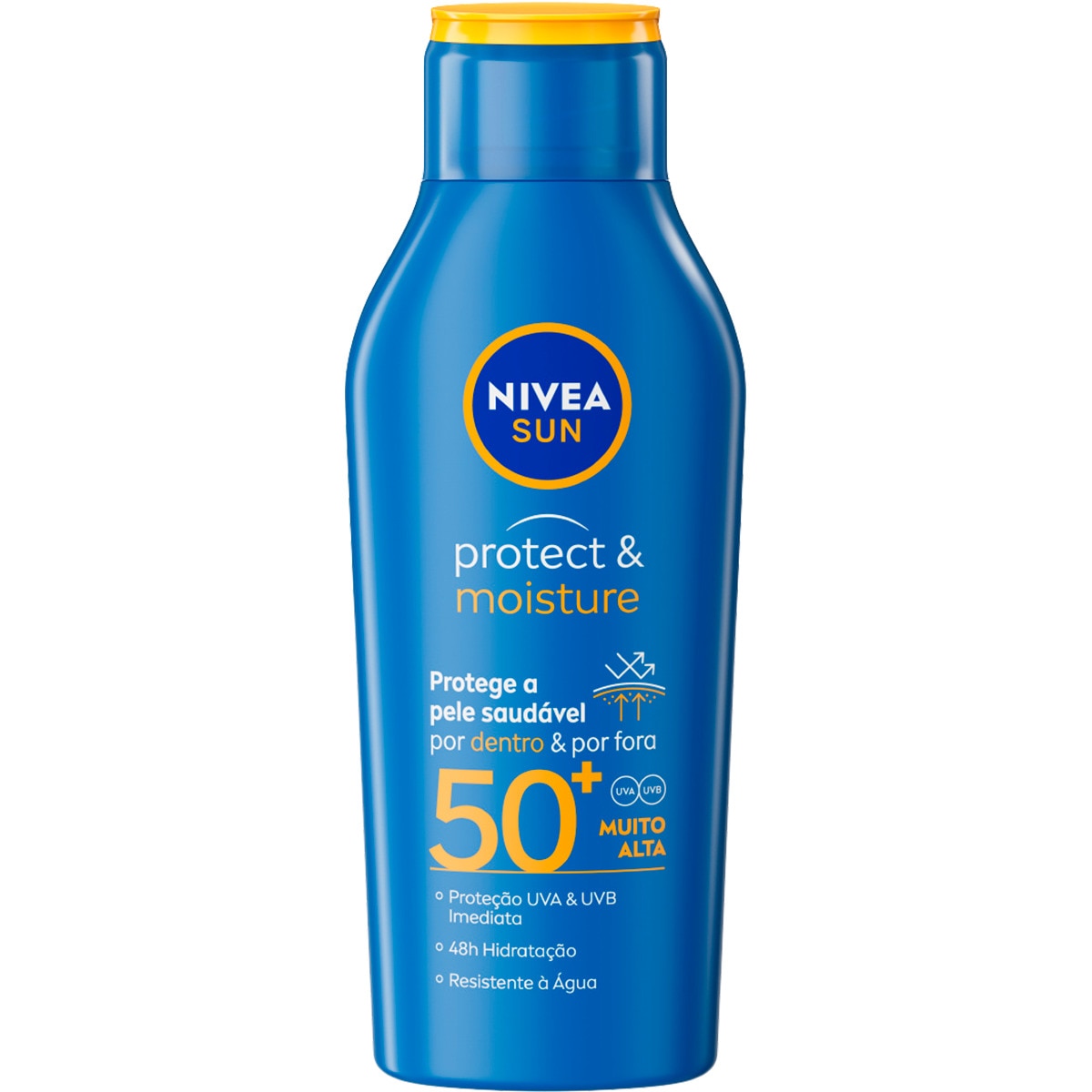 Protetor Solar FP 50 Protect & Moisture embalagem 400 ml