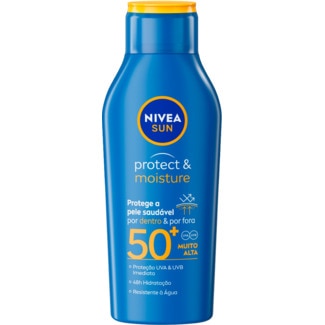 Protetor Solar FP 50 Protect & Moisture embalagem 400 ml - Nivea Sun