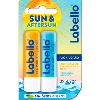 Protetor Labial Sun & Aftersun Duopack embalagem 2 unidades - Labello